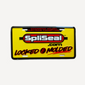 Spliseal License Plate